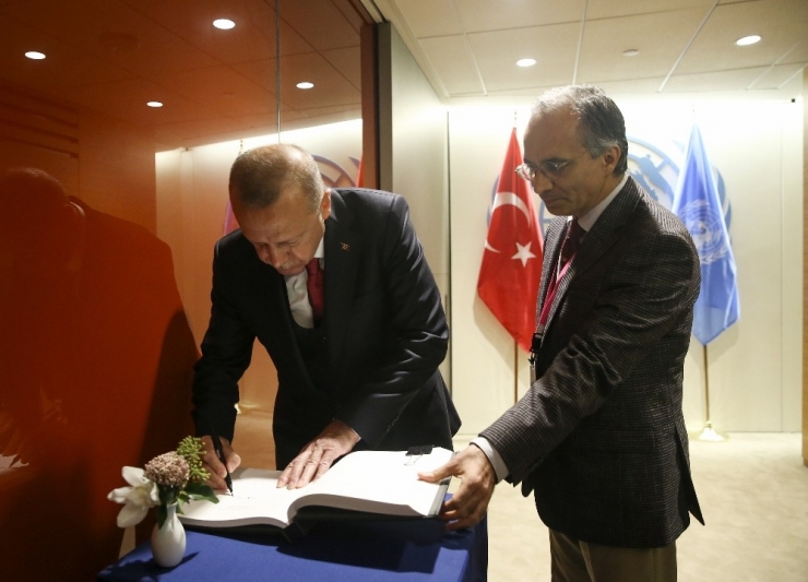 Cumhurbaşkanı Erdoğan, Bm Genel Sekreteri Guterres’le Görüştü