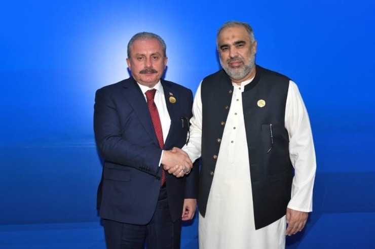 Tbmm Başkanı Şentop, Kazakistan’da Meclis Başkanları Ve Temsilcileri Aile Fotoğrafı Çektirdi