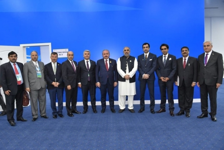 Tbmm Başkanı Şentop, Kazakistan’da Meclis Başkanları Ve Temsilcileri Aile Fotoğrafı Çektirdi