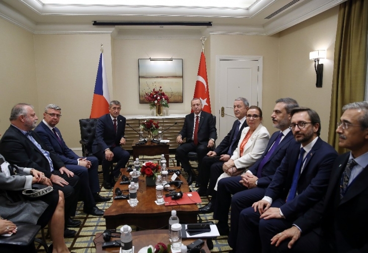 Cumhurbaşkanı Erdoğan, Çekya Başbakanı Babiş İle Görüştü