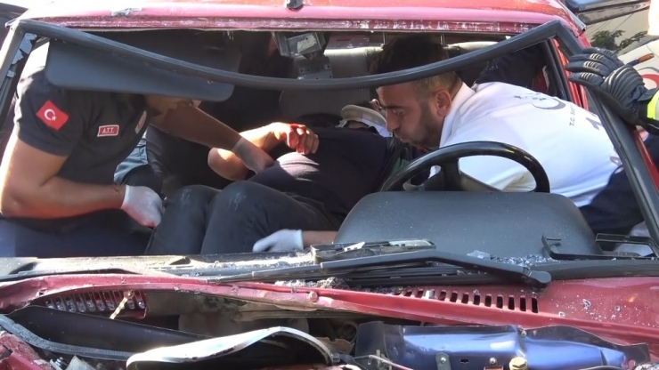 Bursa’da Can Pazarı Yaşanan Kaza Güvenlik Kamerasında