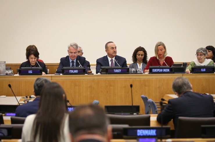 Bakan Çavuşoğlu, Bm Arabuluculuk Dostları Grubu Toplantısına Katıldı