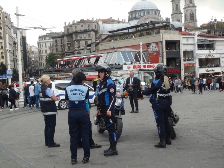 Taksim’de Dilenci Operasyonu