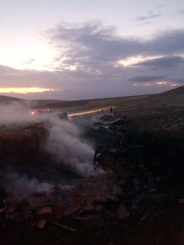 Karaman’da Ahır Yangınında 2 Hayvan Telef Oldu