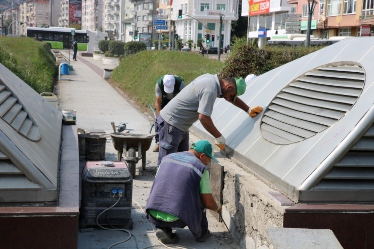 Seka Tüneli’nin Üstündeki Yeşil Alan Bakımdan Geçiyor