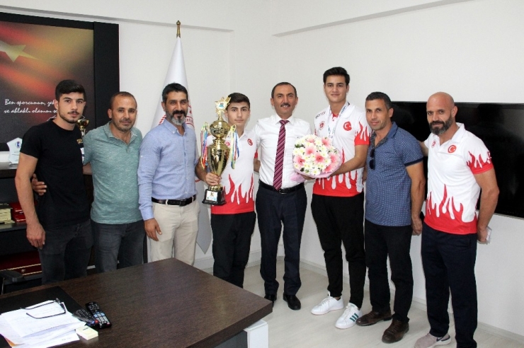 Kaymaz, Dereceye Giren Sporcuları Ağırladı