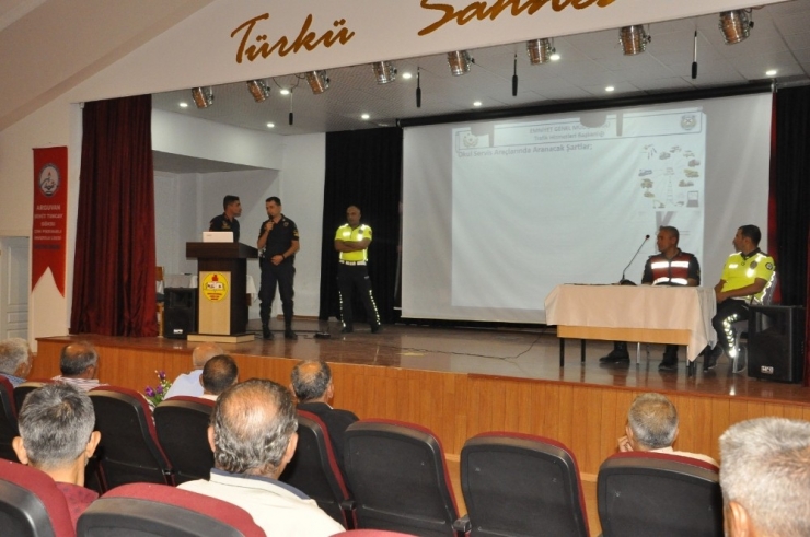 Arguvan’da Okul Servis Sürücülerine Eğitim