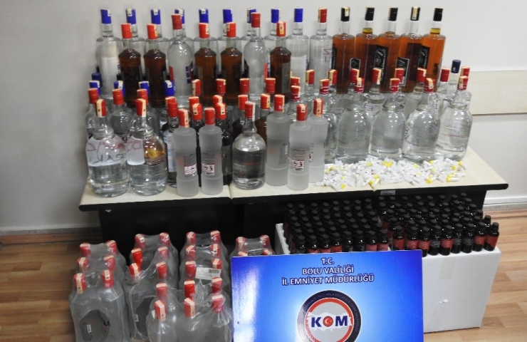 Bolu’da 3 Büfeye Kaçak İçki Operasyonu: 3 Gözaltı