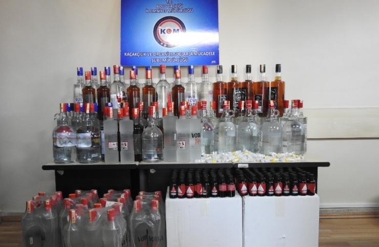 Bolu’da 3 Büfeye Kaçak İçki Operasyonu: 3 Gözaltı