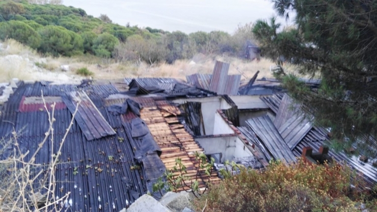 Şantiyede Yangın Çıktı
