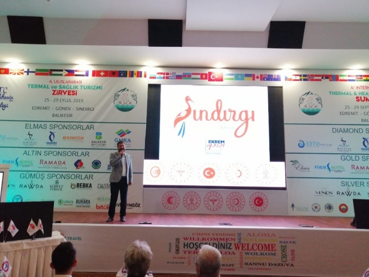 Sındırgı Termal Ve Turizmi Uluslararası Sağlık Zirvesinde Tanıtıldı