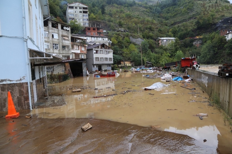 Artvin’in Borçka İlçesinde Sel