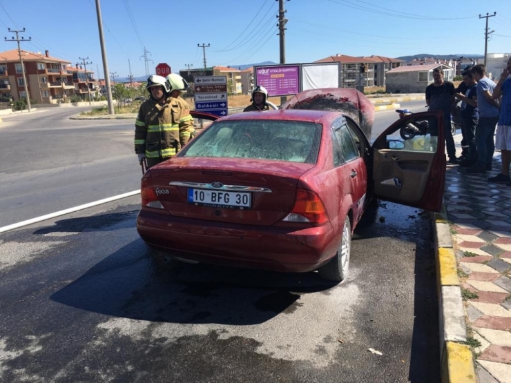 Kaçıran Benzin Hortumu Aracı Yaktı