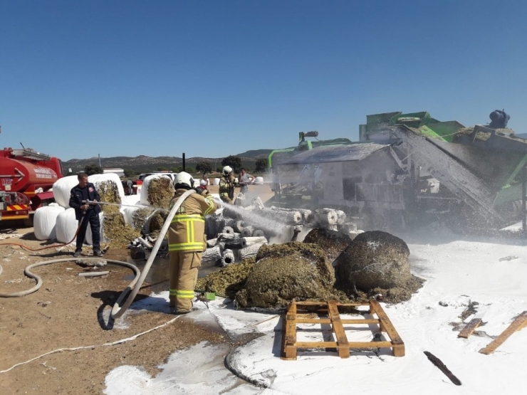 Depoda Çıkan Yangın Korkuttu