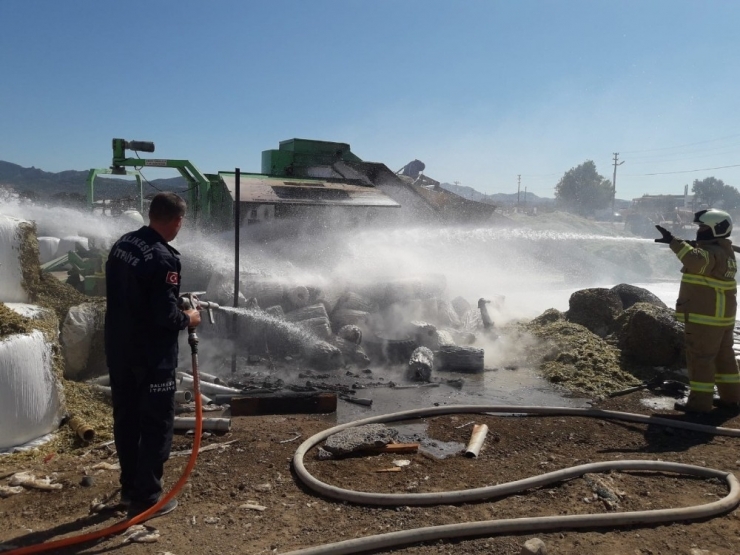 Depoda Çıkan Yangın Korkuttu