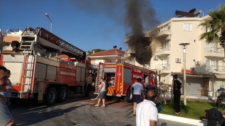 Didim’de Otel Yangını
