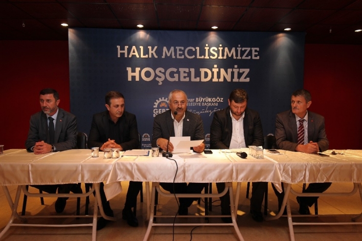 Başkan Büyükgöz İstasyon Sakinlerinin Sorun Ve İsteklerini Dinledi