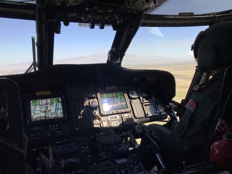 Jandarmadan Helikopter Destekli Denetim