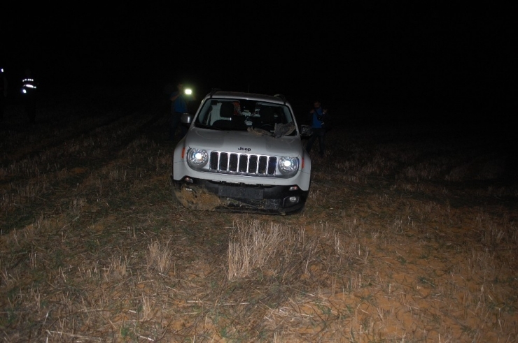 Keşan Hakimi Arabasıyla Tarlaya Uçtu