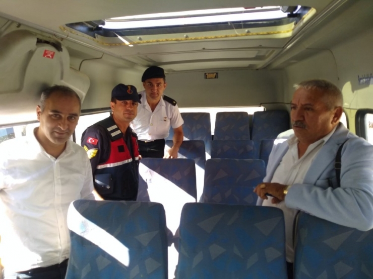 Selendi’de Servis Araçlarına Sıkı Denetim