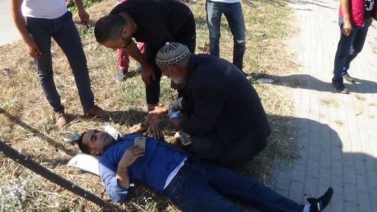 Yola Yağ Döküldü, Araçlar Birbirine Girdi: 1 Yaralı