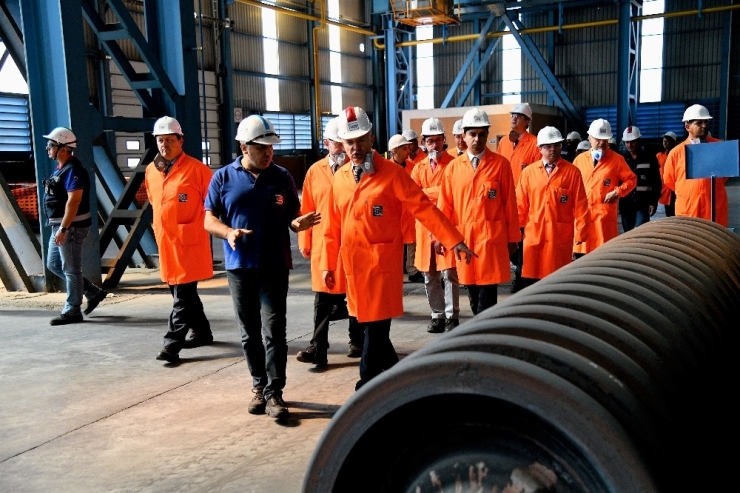 Savunma Sanayii Başkanlığı Heyeti Kardemir’de İnceleme Yaptı