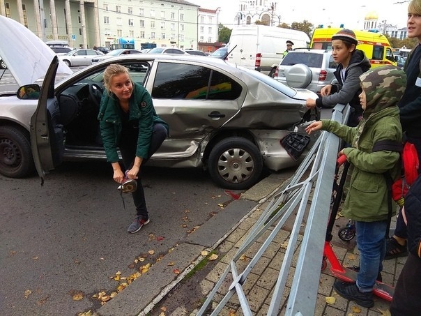 Şerit Değiştirirken Trafiği Altüst Etti