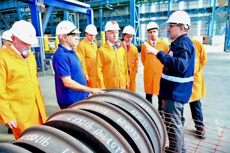 Savunma Sanayii Başkanlığı Heyeti Kardemir’de İnceleme Yaptı