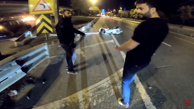 Ünlü Youtuber Hakkı Alkan’ın Geçirdiği Kaza Kamerada