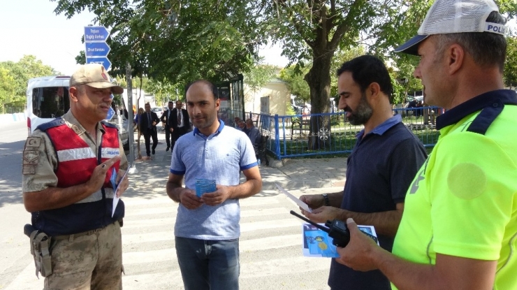 Gercüş’teki Yaya Geçitlerinde Uygulama Yapıldı