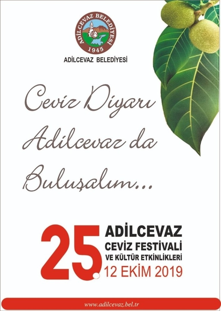 Adilcevaz 25. Ceviz Festivali Ve Kültür Etkinlikleri Düzenlenecek