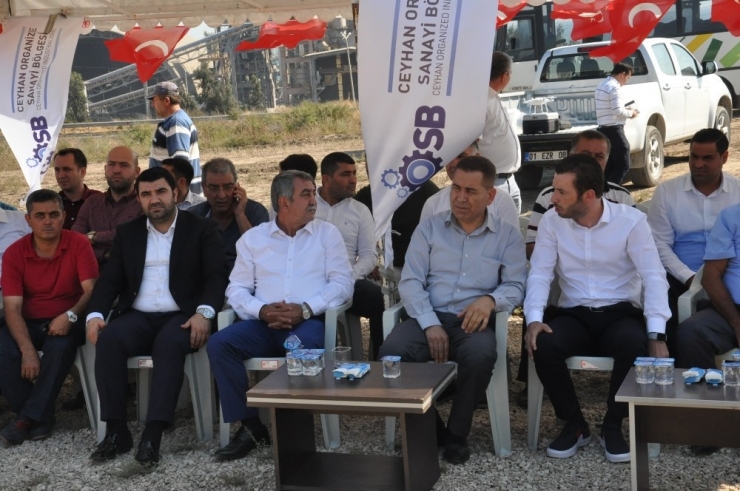 Ceyhan Osb’de Altyapı İnşaatının Temeli Atıldı