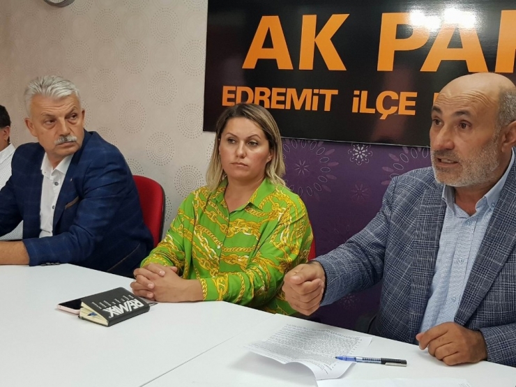 Edremit’te Meclis Üyelerinin Vekil Başkan Gerginliği