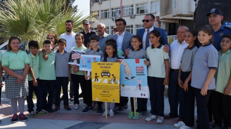 Sarıgöl’de Yaya Öncelikli Trafik Uygulaması