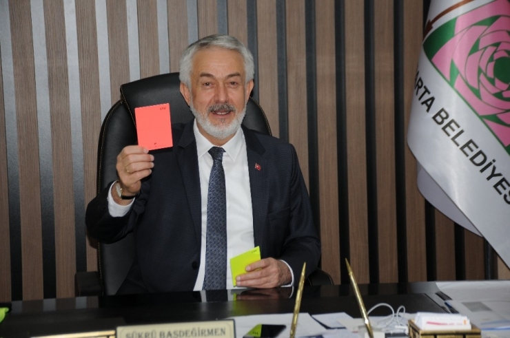 Başkan Başdeğirmen Sporda Hata Yapana Sarı Ve Kırmızı Kart Gösterecek