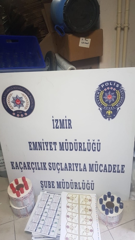 İzmir’de Sahte İçki Operasyonu