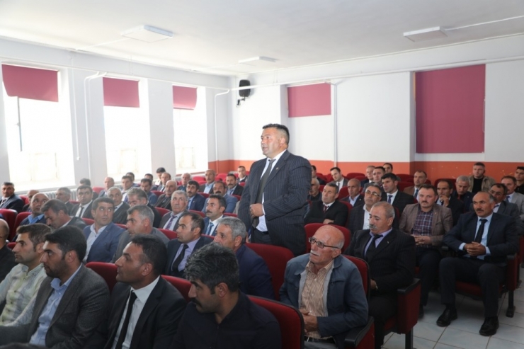 Kars Valisi Türker Öksüz, Selimli Muhtarlarla Buluştu