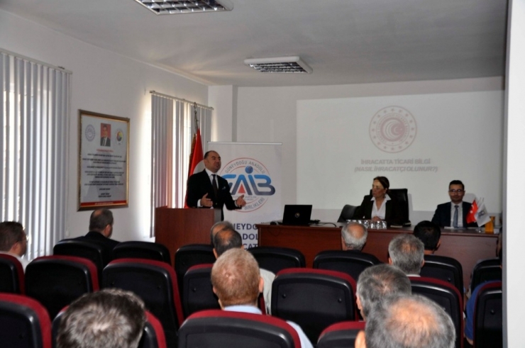 Kızıltepe Tso’da Dış Ticaret Bilgilendirme Semineri Verildi