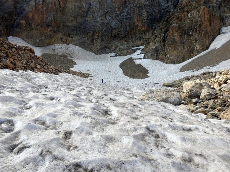 2015 Yılında Uydu Üzerinden Keşfedilen Munzur’daki Buzul Yerinde Görüntülendi