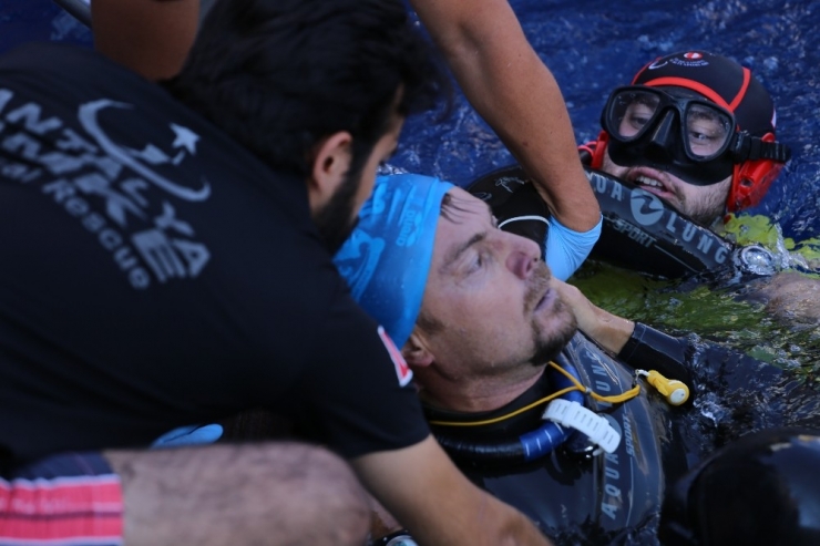 Serbest Dalış Deniz Bireysel Türkiye Şampiyonası’nda Korkutan Anlar