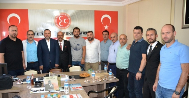 Ak Parti’den Mhp’ye 50’nci Yıl Ziyareti