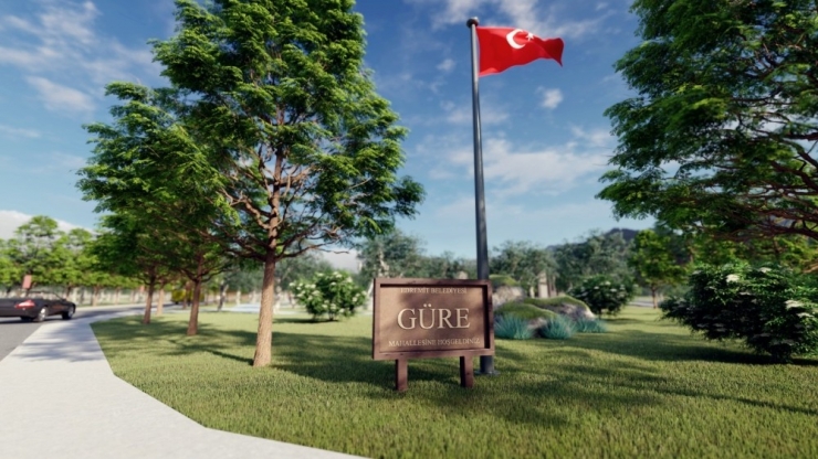 Güre’ye Bisiklet Yolu Yapılıyor