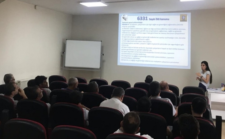 Körfez Belediyesi Personeline İş Güvenliği Eğitimi