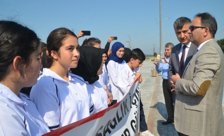 Bafra’da ‘Dünya Yürüyüş Günü’nde 10 Bin Adım Attılar