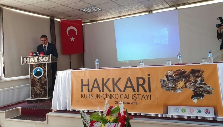 Hakkari’de “Kurşun-çinko” Çalıştayı Başladı