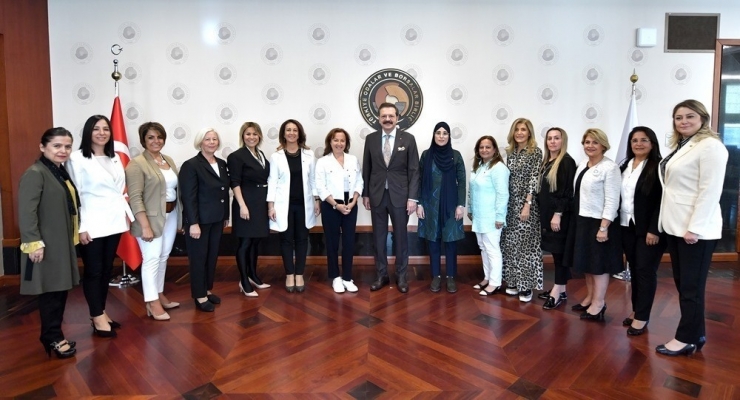 Tobb İl Kadın Girişimciler Kurulu, Hisarcıklıoğlu İle Bir Araya Geldi
