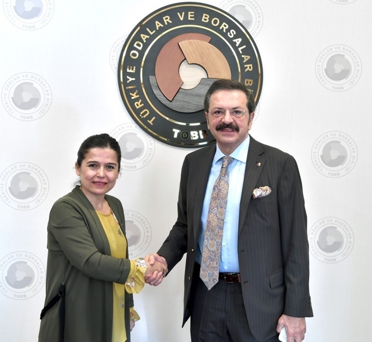 Tobb İl Kadın Girişimciler Kurulu, Hisarcıklıoğlu İle Bir Araya Geldi