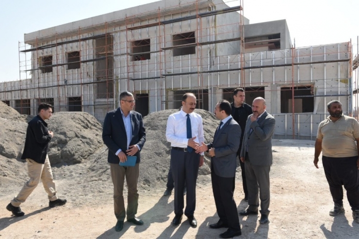 Vali Erin İnşaat Çalışmalarını İnceledi
