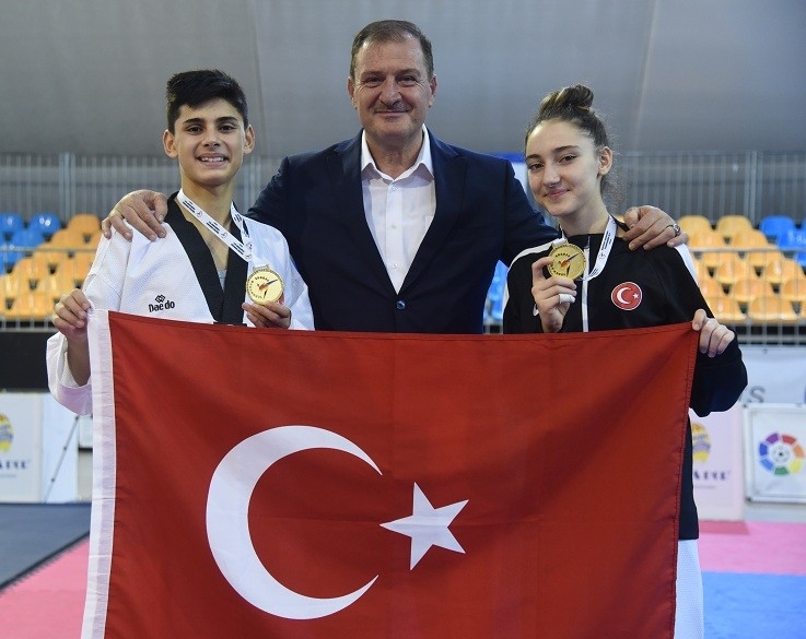 Avrupa Gençler Taekwondo Şampiyonası’nda 2 Altın Madalya