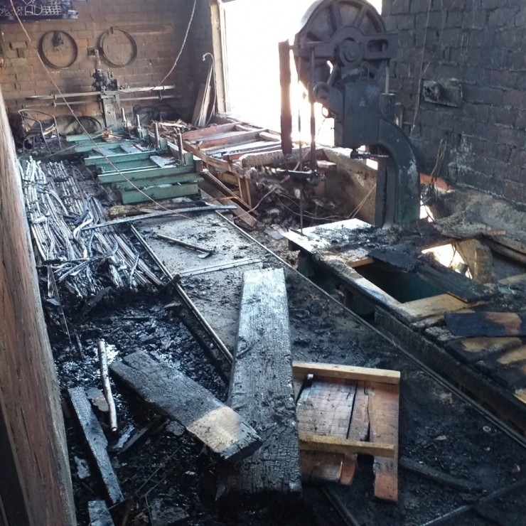 Bingöl’de Atölye Yangını